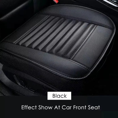 Universal Car Seat Cushion Pad – Breathable PU Leather Anti-Slip Front Seat Cover All Season