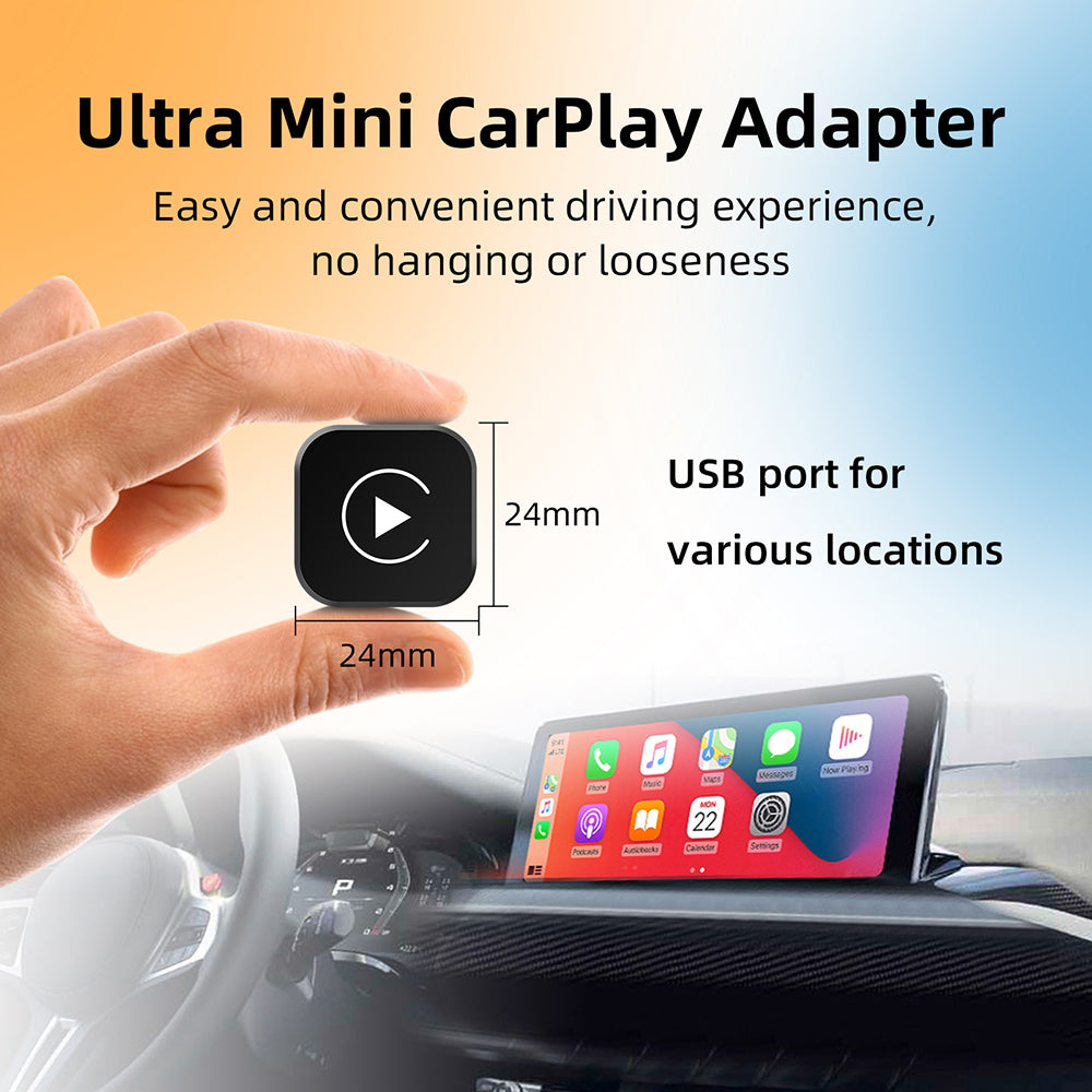 2-in-1 Wireless CarPlay & Android Auto Adapter – Smart Plug & Play Car Dongle for OEM Wired Systems