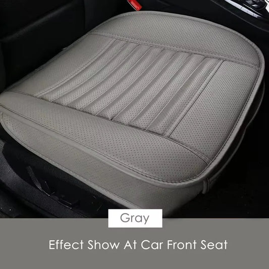 Universal Car Seat Cushion Pad – Breathable PU Leather Anti-Slip Front Seat Cover All Season