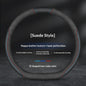 Patrol Leather Steering Wheel Cover For Four Seasons