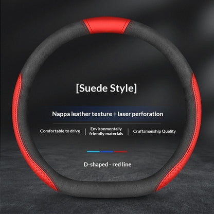 Patrol Leather Steering Wheel Cover For Four Seasons