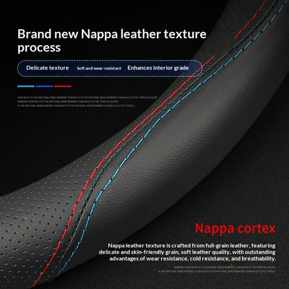 Patrol Leather Steering Wheel Cover For Four Seasons