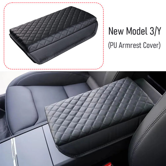 Armrest Cover for Tesla Model Y Juniper 2025–2026 & Model 3 – Center Console Cushion Pad Anti-Scratch Protector Interior Accessories