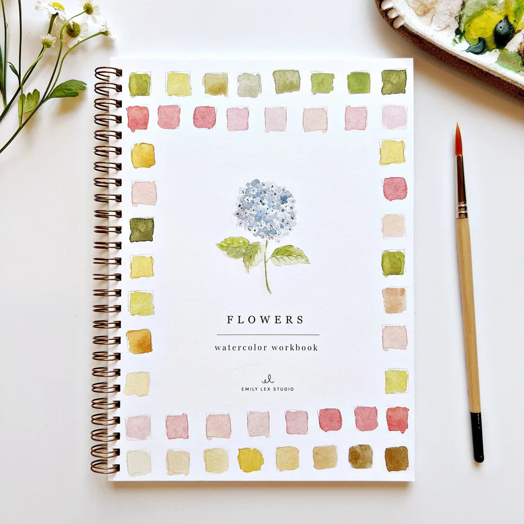 Watercolor Paintings Workbook