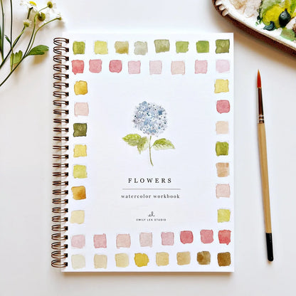 Watercolor Paintings Workbook