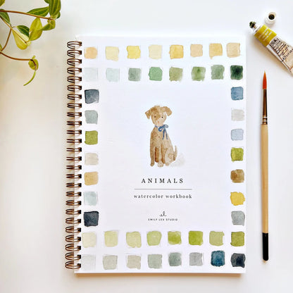 Watercolor Paintings Workbook